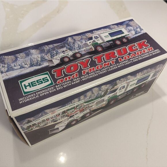 2008 Hess Truck And Front Loader BNIB - Picture 1 of 6